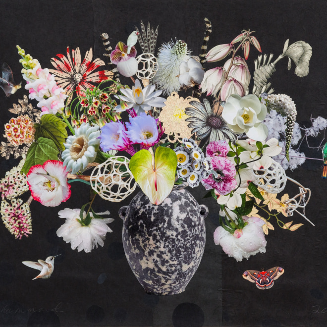 Jane Hammond: Chocolate Cosmos, String of Pearls