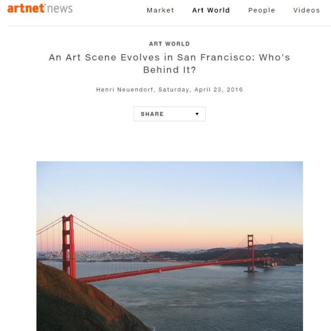 An Art Scene Evolves in San Francisco Who's Behind It?