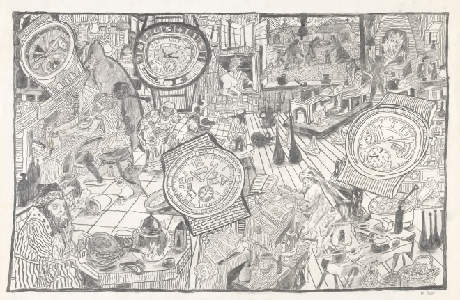 Alchemy Alchemy, 2020, Pencil on paper