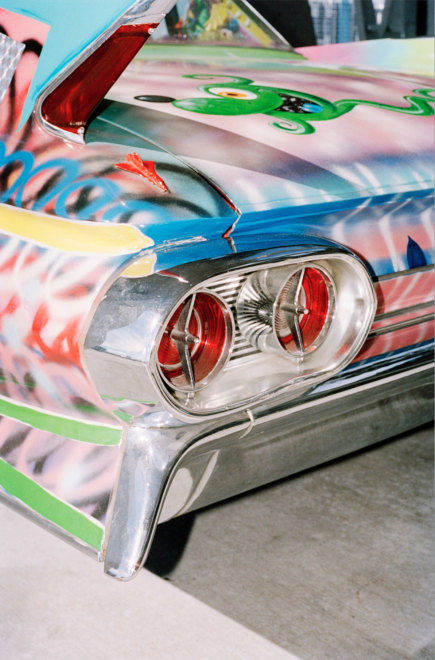 Piston Head Kenny Scharf Suprema Ultima Deluxa Van Chrome Cadillac