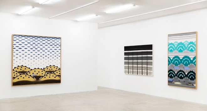 Installation view of Roger Brown, Venus Over Manhattan, New York