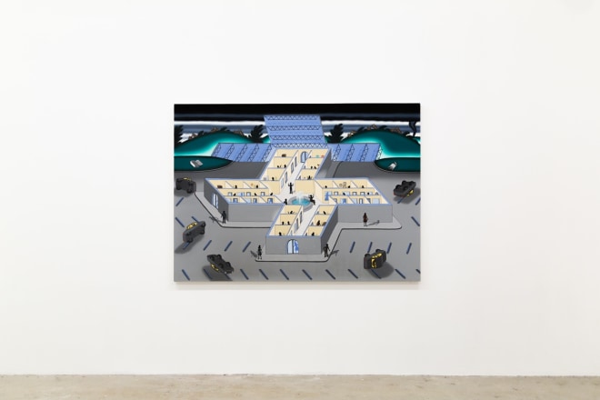 Installation view of Roger Brown, Venus Over Manhattan, New York