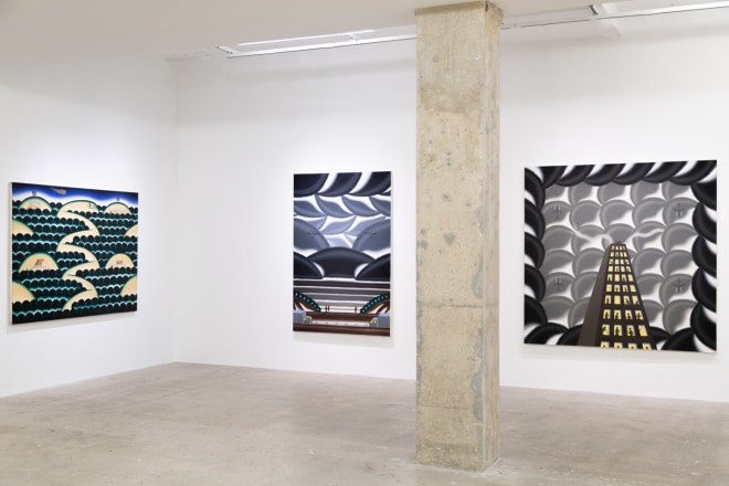 Installation view of Roger Brown, Venus Over Manhattan, New York