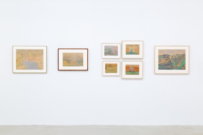 Installation view of Joseph Elmer Yoakum, Venus Over Manhattan, New York, 2019