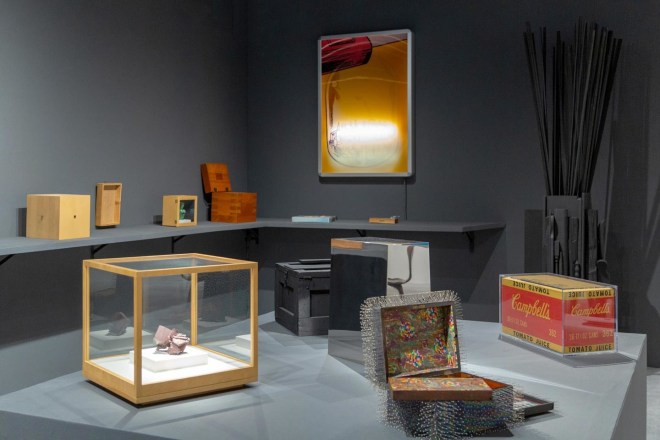 Installation view of Boxes, The Art Show, 2019