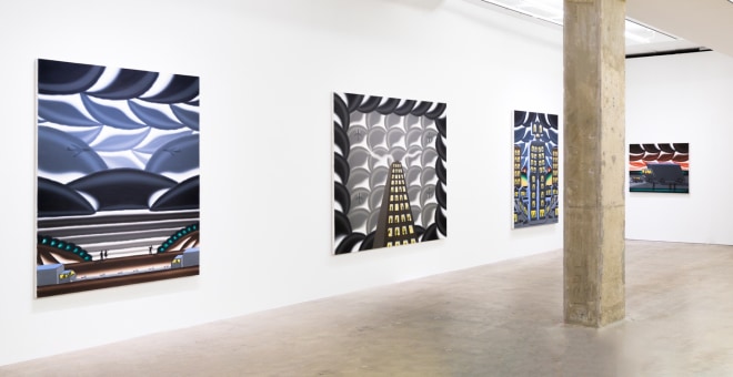 Installation view of Roger Brown, Venus Over Manhattan, New York