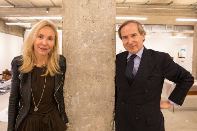 Art-world power couple Michaela and Simon de Pury, &nbsp;