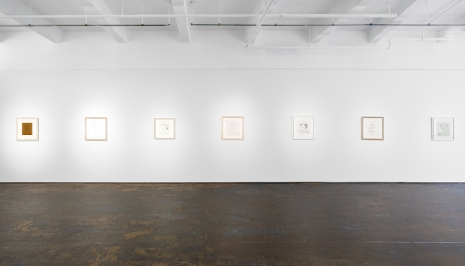 Installation view of &ldquo;Jim Nutt: Portraits&rdquo; at Venus Over Manhattan, New York, 2022