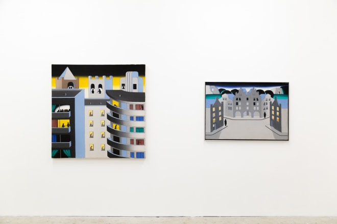 Installation view of Roger Brown, Venus Over Manhattan, New York