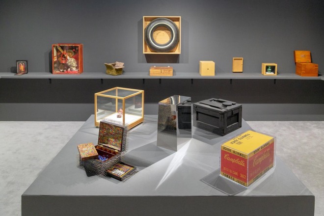 Installation view of Boxes, The Art Show, 2019