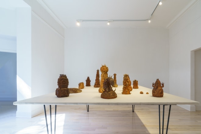 Installation view of Shinichi Sawada at Venus Over Manhattan, New York