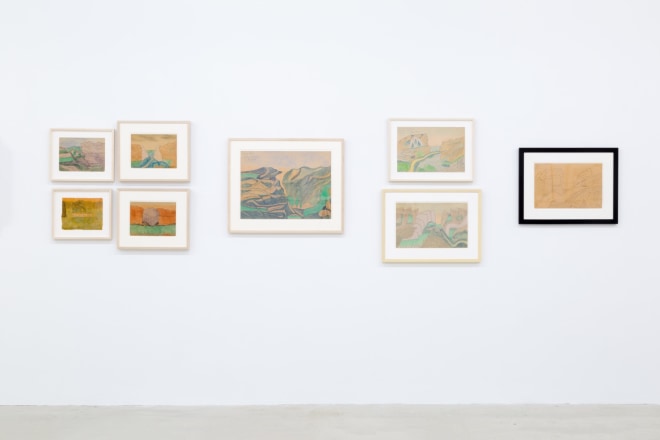 Installation view of Joseph Elmer Yoakum, Venus Over Manhattan, New York, 2019