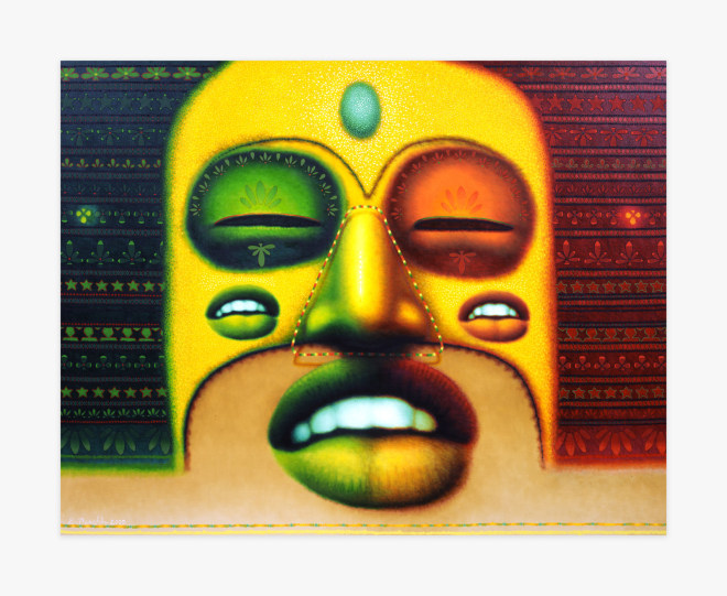 Ed Paschke, Red Green Buddha, 2000. EPAS002