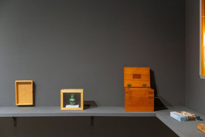 Installation view of Boxes, The Art Show, 2019