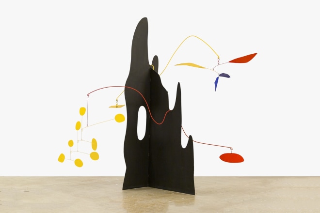 Alexander Calder Crag with Petals and Yellow Cascade, 1974