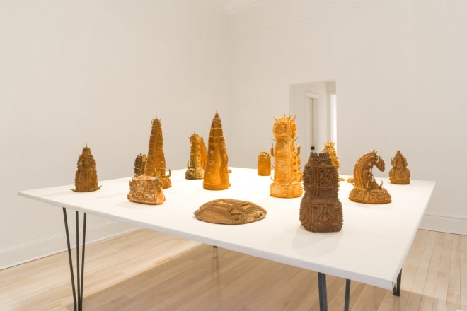 Installation view of Shinichi Sawada at Venus Over Manhattan, New York