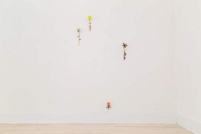 Installation view of &quot;Katie Stout: Verdant Formations,&quot; New York, 2021.