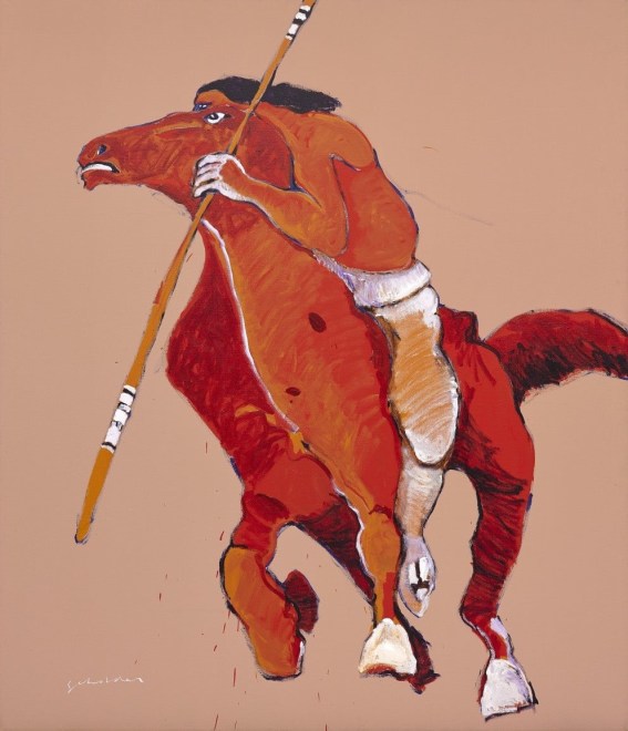 Hollywood Indian after Remington, 1974