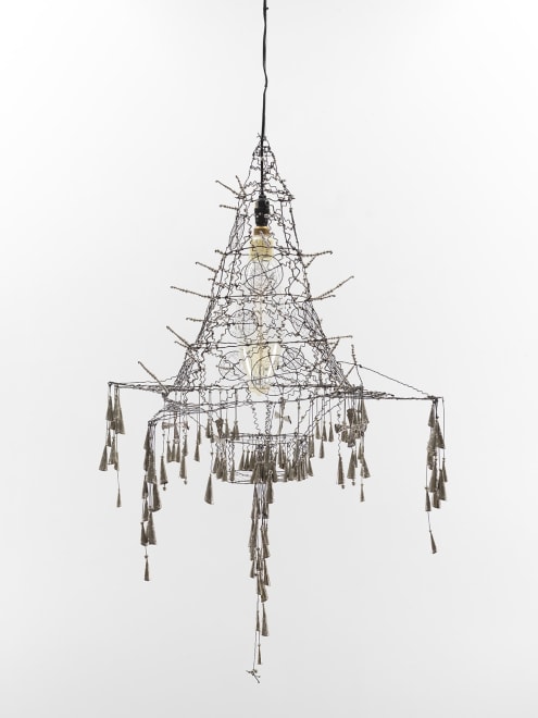 Survival Chandelier, 2019, Mixed media