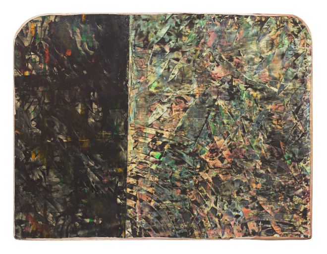 Untitled (Floyd Street), 1986, Mixed media on panel