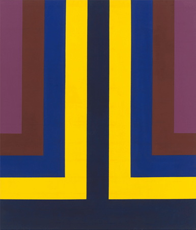 Blue Key, 1965, Acrylic on canvas