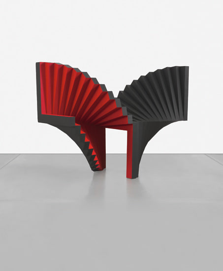  Black and Red Spiral, 1968-1969, 