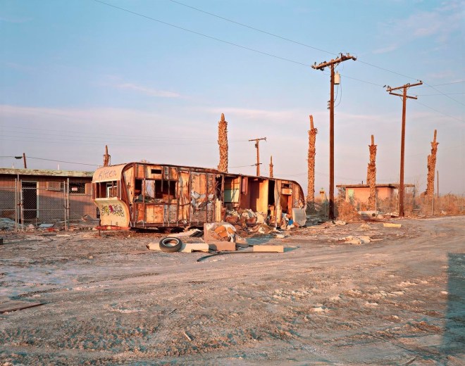 Trailer Carcass, Salton Sea Beach, CA