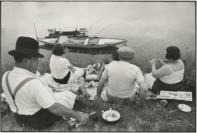 On the Banks of the Marne, 1938, gelatin silver print