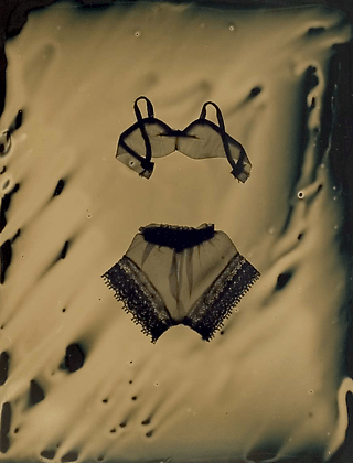 Susan Seubert Bra, Panties, 2005, dry plate tintype