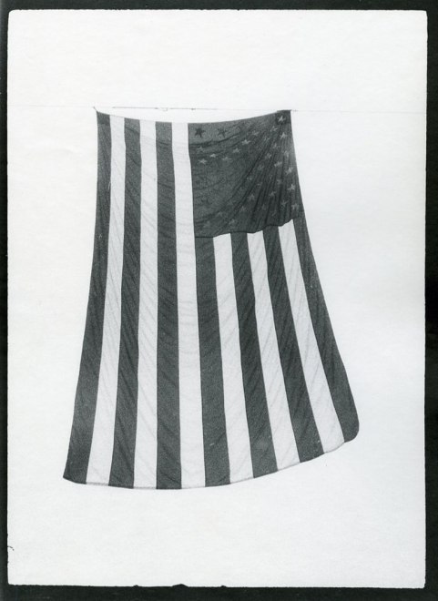 Spreading Flag, 1989, vintage gelatin silver print (Itek print)