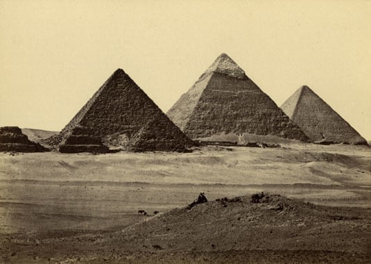 The pyramids of El-Ceezeh, from the south-west