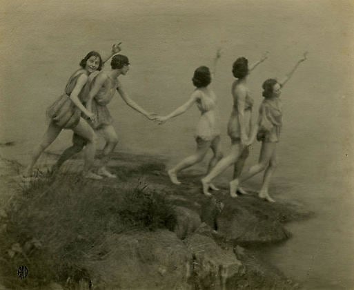 Untitled, c.1920s vintage waxed platinum print