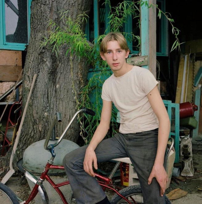 The Maples #61 - Boy with Bicycle