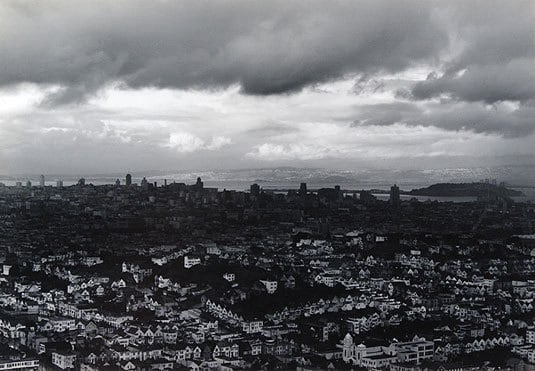 View of San Francisco in the Rain, 1952, From Portfolio Two, Published 1968