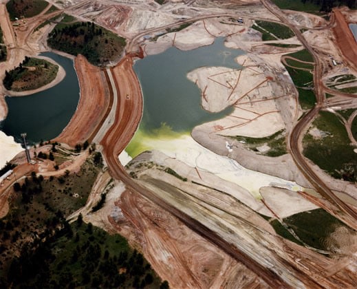 Excavation, deforestation, and waste ponds, June 20, 1984