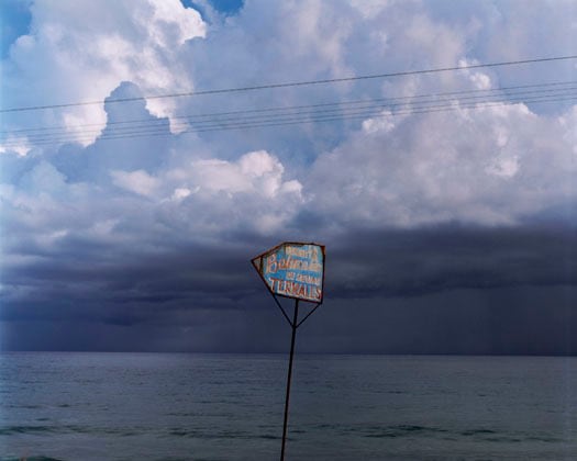 Sign for Hot Springs Near Santiago de Cuba, 2004, chromogenic print