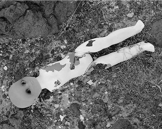 Doll, Sierra Blanca, Sonora, carbon pigment print, 32 x 40 inches