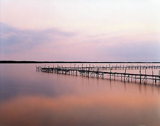 Virginia Beahan, Docks for Fishing Boats, Caibarien, Cuba, 2004, chromogenic print