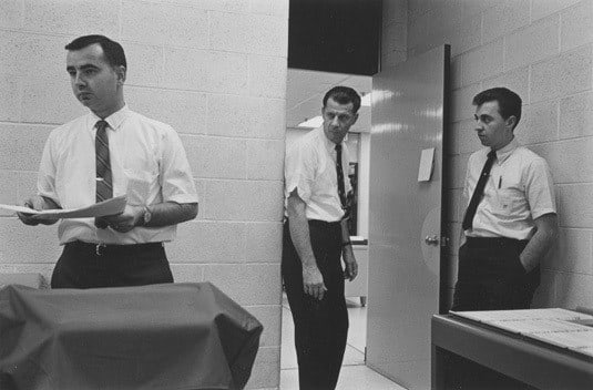 Office workers, Detroit, 1968