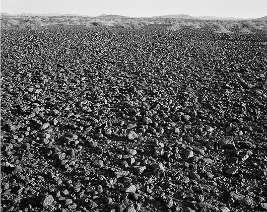 Rubble, Sierra Pinacate, Sonora, carbon pigment print, 32 x 40 inches