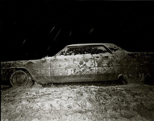 Stephen Salmieri, 1965 Coupe de Ville, Route 9, New York, 1972, vintage gelatin silver print, 11 x 14 inches