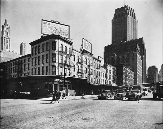 West Street Row, Federal Art Stamp Project, 1936