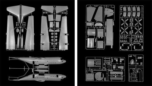 C-130 Hercules, 2005, carbon pigment print, 42 x 37 inches each