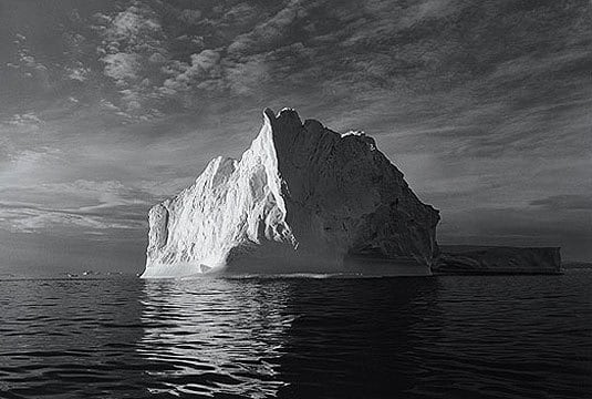 Diane Cook, Disko Bay, Ilulissat, Greenland, 1997, gelatin siver print