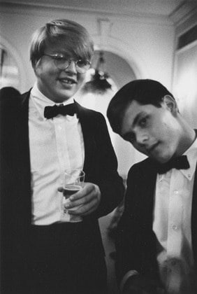 Young men at a debutante ball, Detroit, 1968