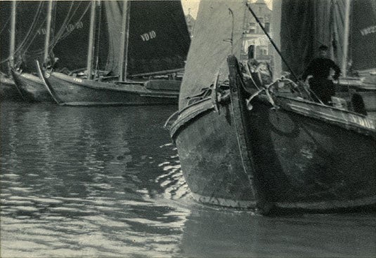 Volendam, vintage carbro print, 5 1/2 x 4 1/2 inches