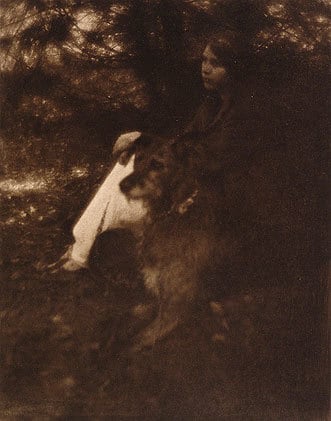 George H. Seeley, Girl with Dog, 1907