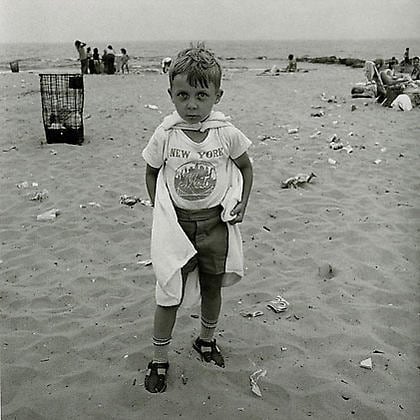 Coney Island, NY, 1970, vintage gelatin silver print, 7 x 7 inches