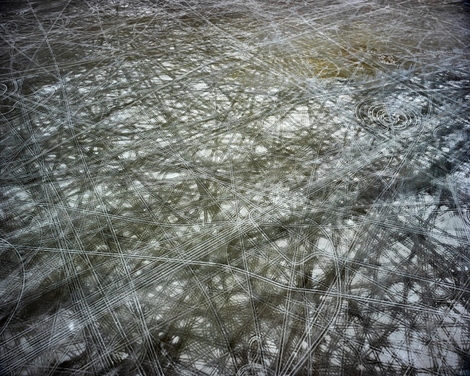 Salt Track Layers Looking Southwest, Pleistocene Lake Bonneville, Wendover, Utah, 2018