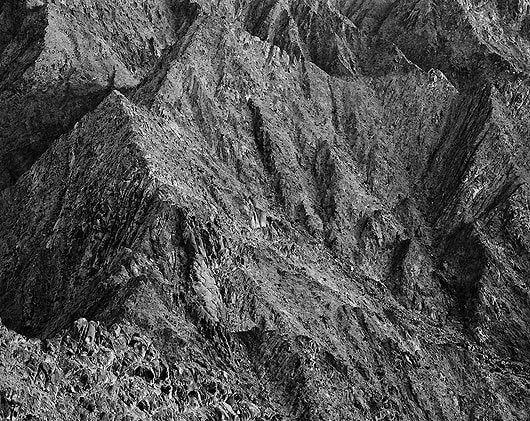 Wall, Sierra del Rosario, Sonora, carbon pigment print, 42 1/2 x 52 inches